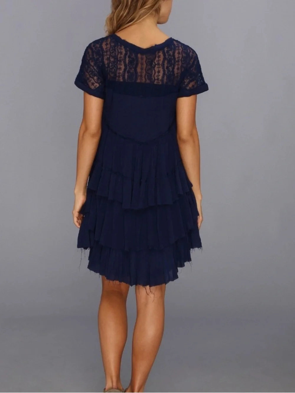 Free People flowy navy